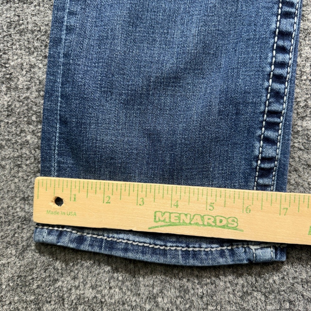 BKE Jake Straight Jeans Mens 32x34 Blue Coolmax Stretch Denim Medium Wash - Picture 10 of 15
